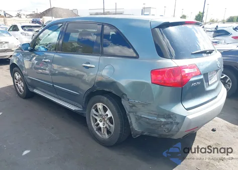 2007 Acura Mdx Technology Package z USA, uszkodzony, nr VIN 2HNYD28357H502486